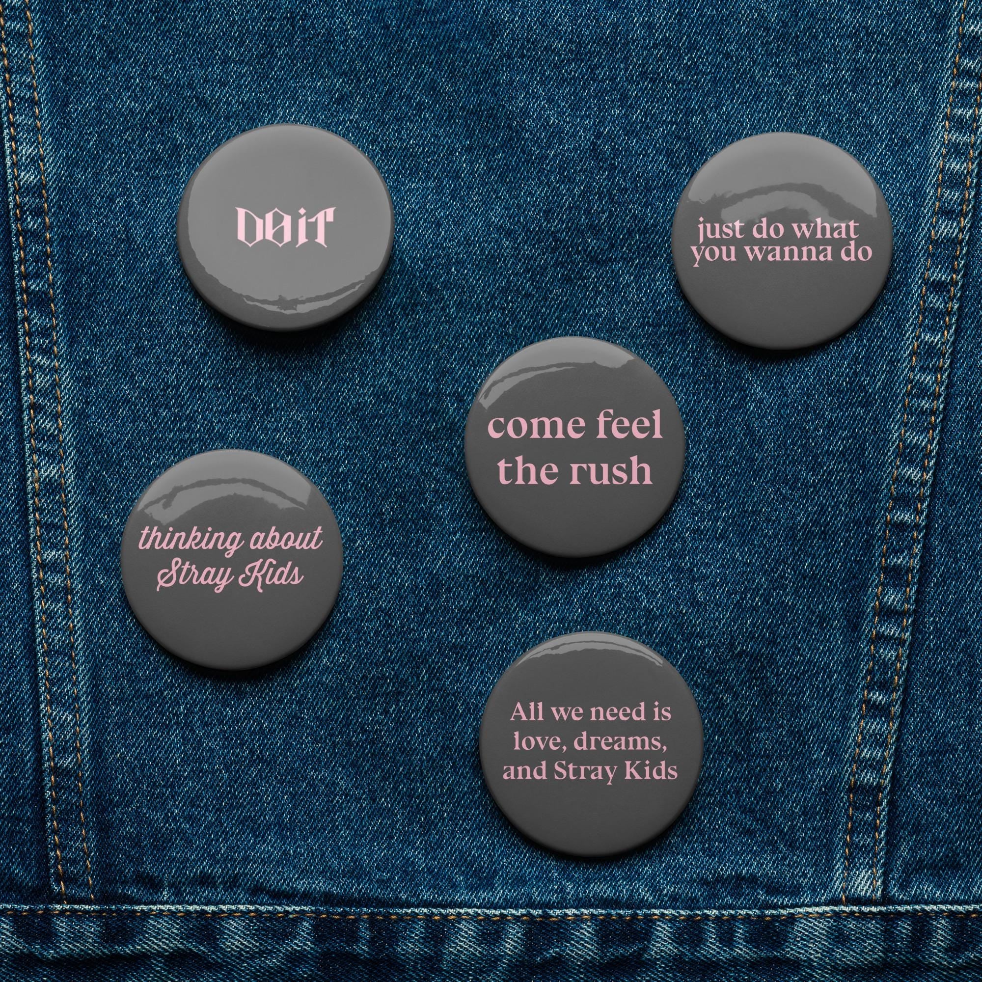 Stray Kids 'Do It' Inspired Buttons