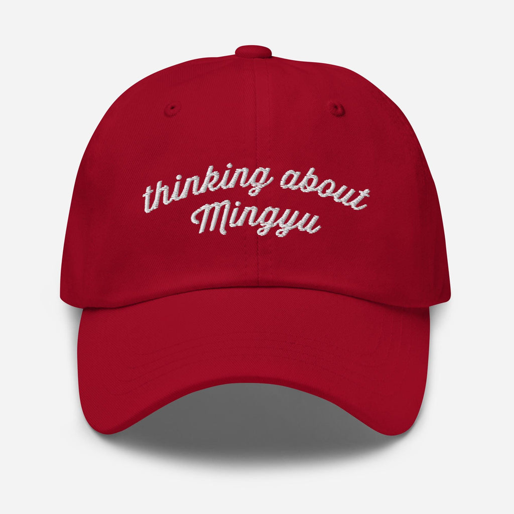 Seventeen Mingyu Embroidered Cap - Kpop fan gift